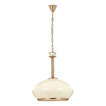 Ljuskrona på kedja ASTORIA 1xE27/15W/230V guld