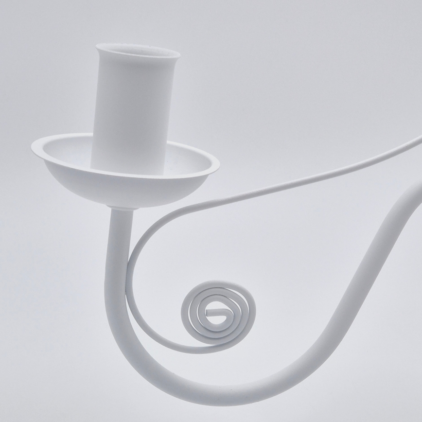 Ljuskrona på kedja DONATO 3xE14/40W/230V vit