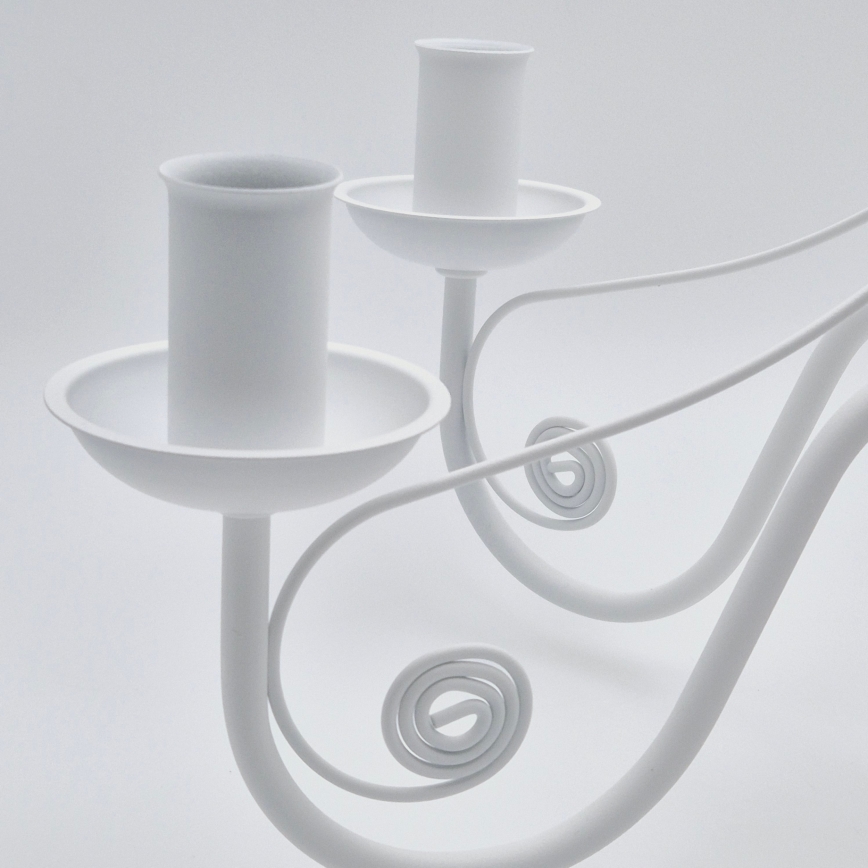 Ljuskrona på kedja DONATO 6xE14/40W/230V vit