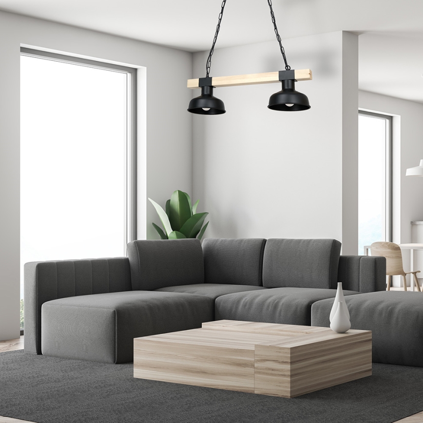 Ljuskrona på en kedja  FARO 2xE27/60W/230V