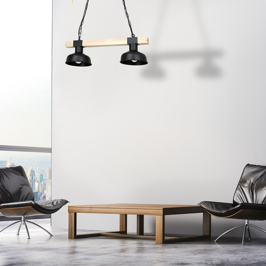 Ljuskrona på en kedja  FARO 2xE27/60W/230V