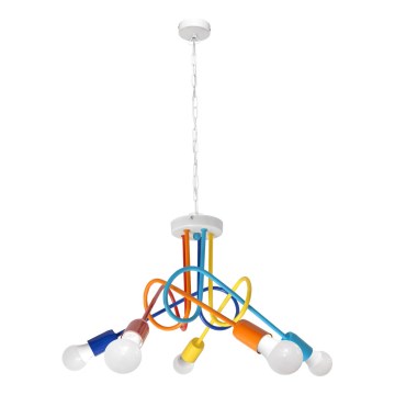 Ljuskrona på kedja OXFORD 5xE27/15W/230V