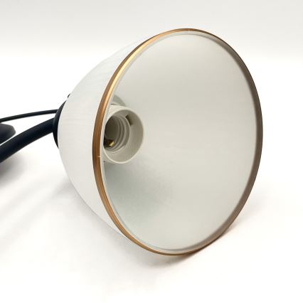 Ljuskrona på kedja RETRO 2xE27/60W/230V matt svart