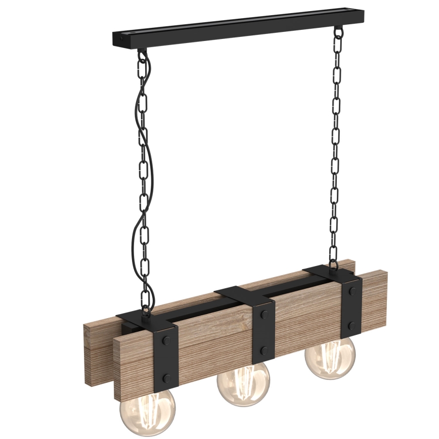 Ljuskrona på kedja SODER 3xE27/60W/230V