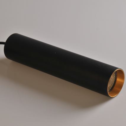 Ljuskrona på rem för skensystem MARIBEL 3xGU10/10W/230V + 1 m skena system svart