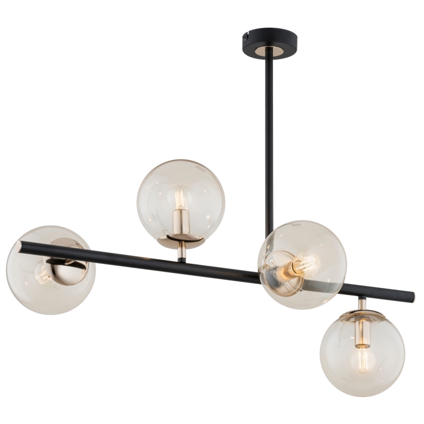 Ljuskrona på stång LURO 4xE14/40W/230V