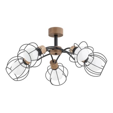 Ljuskrona på stång PALOMA 5xE27/60W/230V