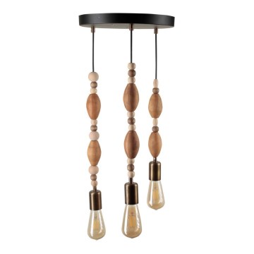 Ljusskrona med upphängningsrem  3xE27/60W/230V