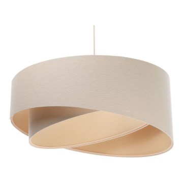 Ljusskrona med upphängningsrem  GALAXY 1xE27/60W/230V beige 