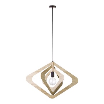 Ljusskrona med upphängningsrem GLAM 1xE27/60W/230V