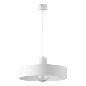 Ljusskrona med upphängningsrem  RIF 1xE27/60W/230V diameter  35 cm vit 