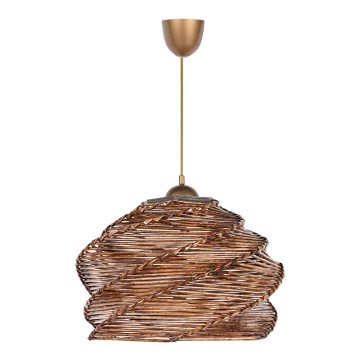 Ljusskrona med upphängningsrem  RUCHE 1xE27/60W/230V rotting