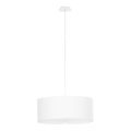 Ljusskrona med upphängningsrem  SKALA 3xE14/60W/230V diameter  30 cm vit 