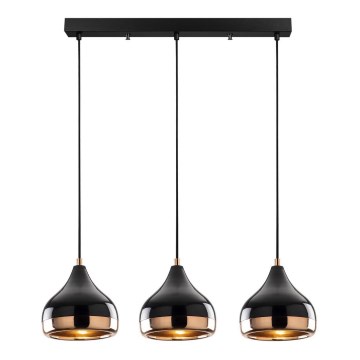 Ljusskrona med upphängningsrem  YILDO 3xE27/40W/230V