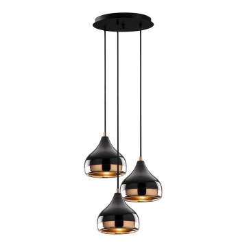 Ljusskrona med upphängningsrem  YILDO 3xE27/40W/230V