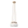 LOOMIS pendellampa med kabel 3xE27/15W/230V 83 cm beige/ek
