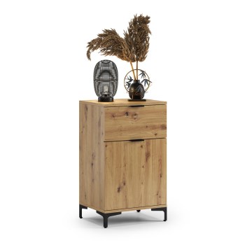 LORA byrå med låda i artisan-ek