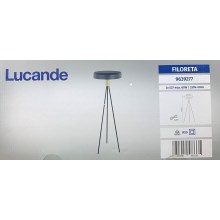 Lucande - Golvlampa FILORETA 3xE27/60W/230V
