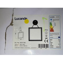 Lucande - LED Utomhus vägglampa med sensor MIRCO LED/13W/230V IP54