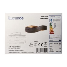 Lucande - LED Vägglampa LIAN LED/9W/230V