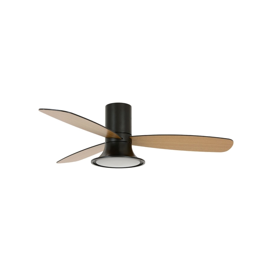 Lucci Air 210662 - LED Dimbar takfläkt FLUSSO 1xGX53/18W/230V trä/svart + fjärrkontroll