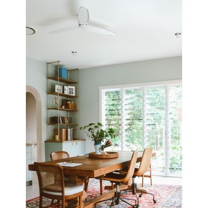 Lucci Air 212870 - Takfläkt AIRFUSION RADAR trä/vit + fjärrkontroll