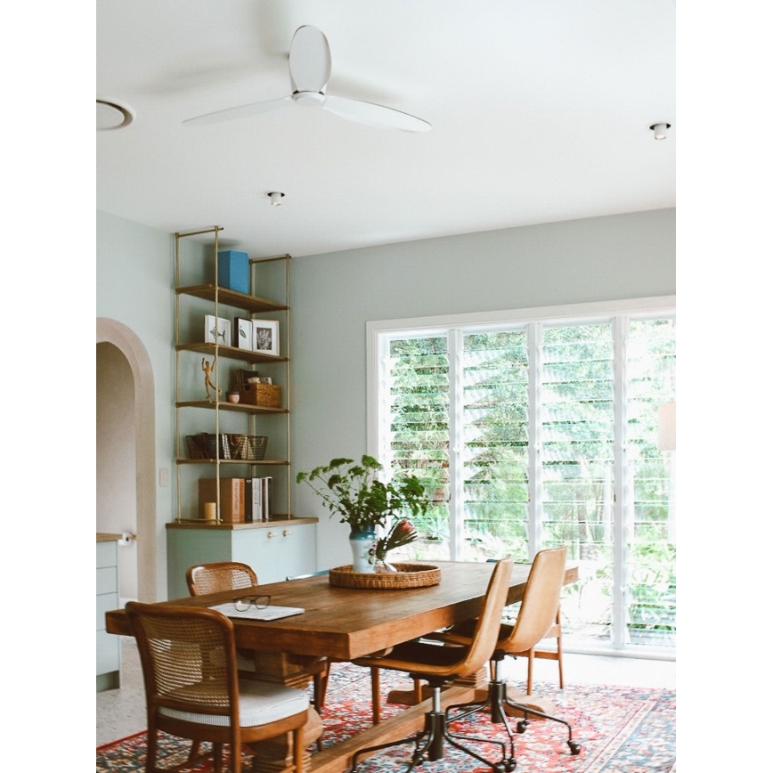 Lucci Air 212870 - Takfläkt AIRFUSION RADAR trä/vit + fjärrkontroll