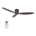Lucci Air 212883 - Takfläkt AIRFUSION RADAR i trä/brun, Ø 132 cm + fjärrkontroll