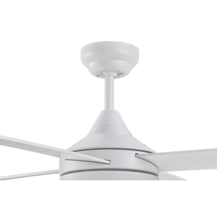 Lucci air 212961 - Takfläkt AIRFUSION AIRLIE II 2xE27/15W/230V trä/vit + fjärrkontroll