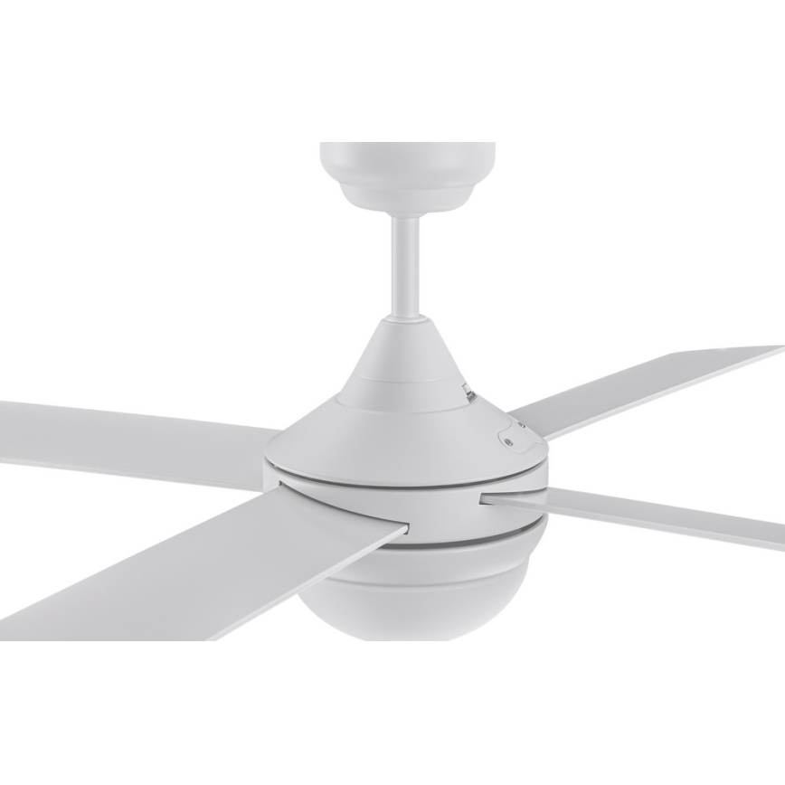 Lucci air 212961 - Takfläkt AIRFUSION AIRLIE II 2xE27/15W/230V trä/vit + fjärrkontroll