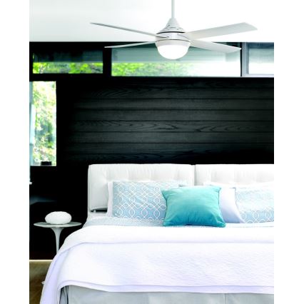 Lucci air 212961 - Takfläkt AIRFUSION AIRLIE II 2xE27/15W/230V trä/vit + fjärrkontroll