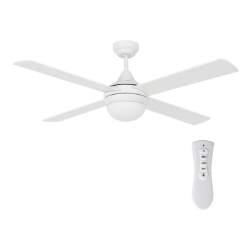 Lucci air 212961 - Takfläkt AIRFUSION AIRLIE II 2xE27/15W/230V trä/vit + fjärrkontroll