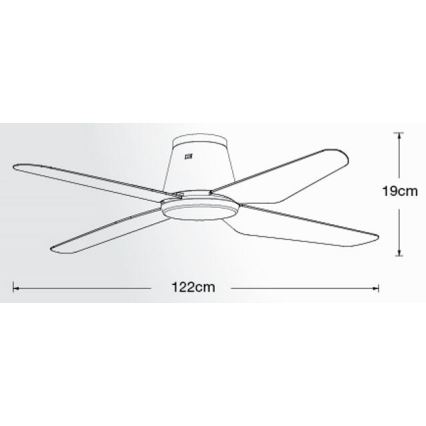 Lucci Air 213002 - LED Takfläkt AIRFUSION ARIA LED/18W/230V svart + fjärrkontroll