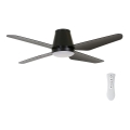 Lucci Air 213002 - LED Takfläkt AIRFUSION ARIA LED/18W/230V svart + fjärrkontroll