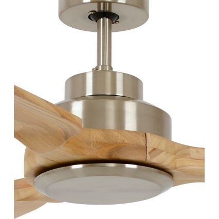 Lucci air 213050 - Takfläkt SHOALHAVEN paulownia/brun/matt krom