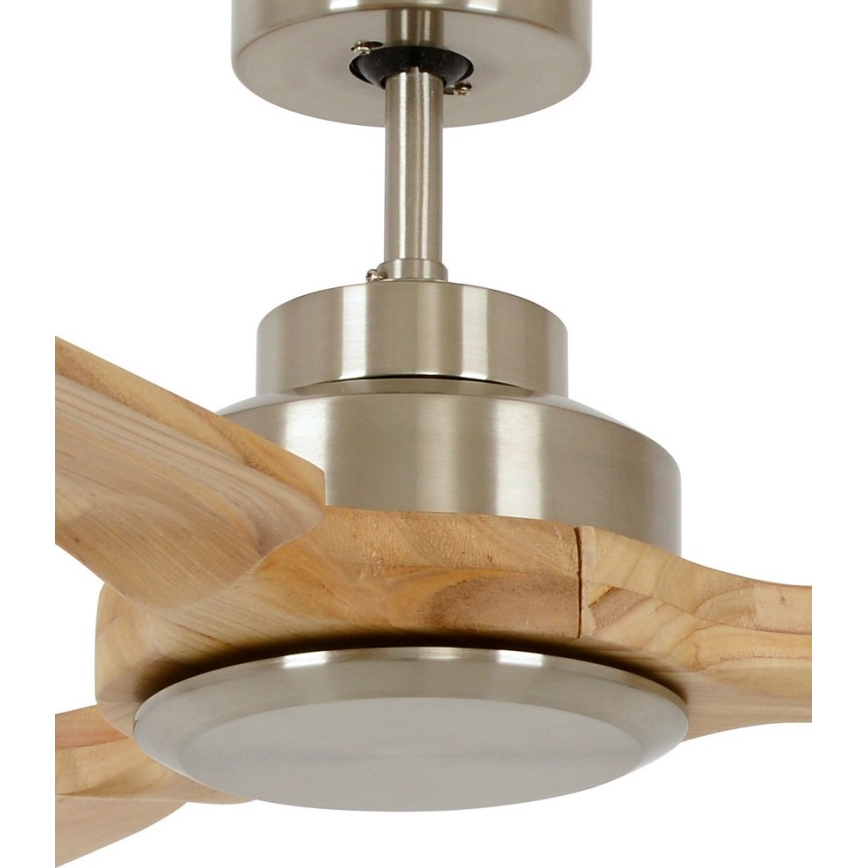 Lucci air 213050 - Takfläkt SHOALHAVEN paulownia/brun/matt krom