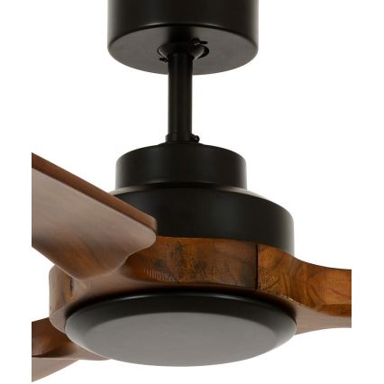 Lucci air 213051 - Takfläkt SHOALHAVEN svart/brun Ø 142 cm