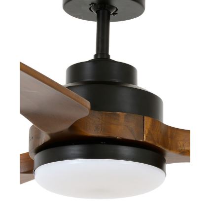 Lucci air 213054 - LED Takfläkt SHOALHAVEN GX53/17W/230V svart/pavlovnia + fjärrkontroll