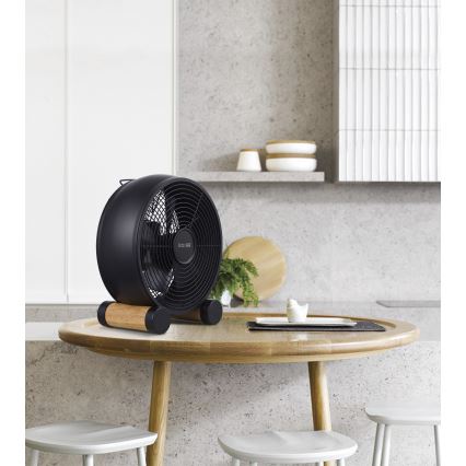 Lucci air 213120 - Bordfläkt BREEZE, svart, Ø 28 cm