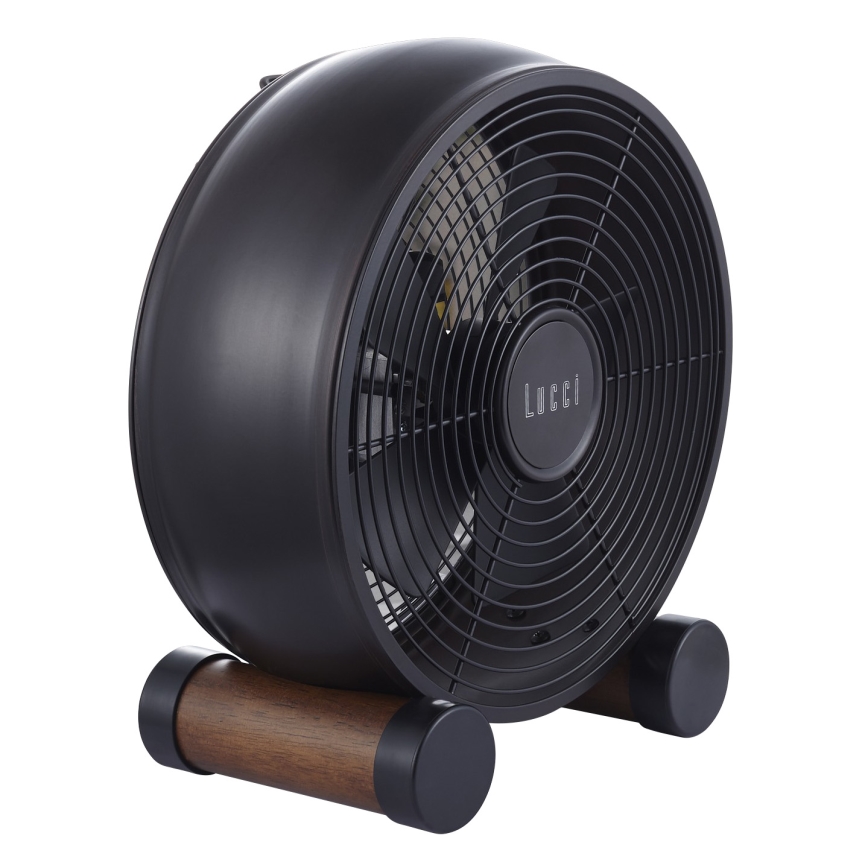 Lucci air 213121 - Bordfläkt BREEZE, brun, Ø 28 cm