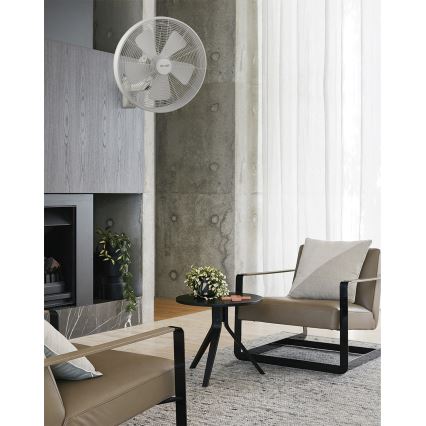 Lucci Air 213128EU - Väggfläkt BREEZE 55W/230V vit + fjärrkontroll