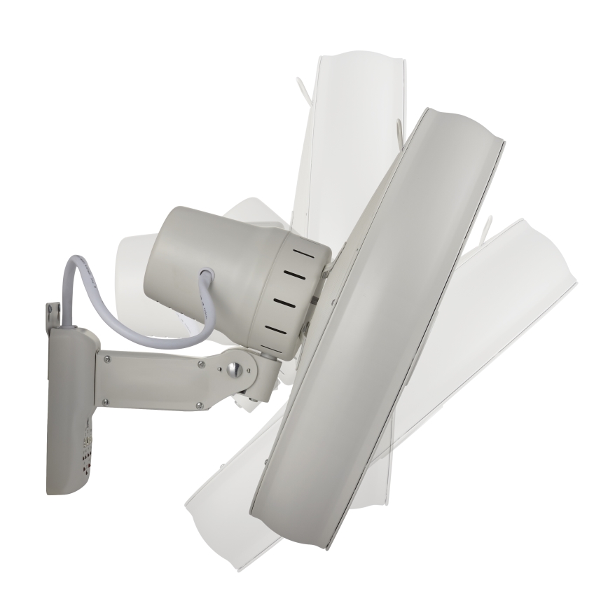 Lucci Air 213128EU - Väggfläkt BREEZE 55W/230V vit + fjärrkontroll