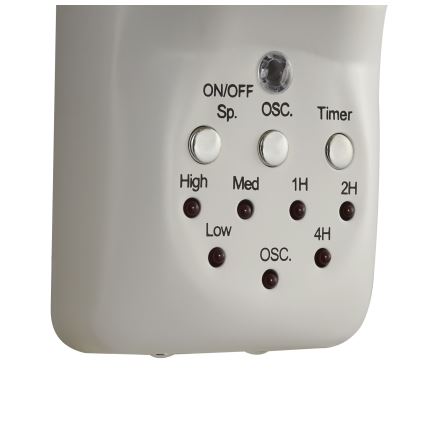 Lucci Air 213128EU - Väggfläkt BREEZE 55W/230V vit + fjärrkontroll