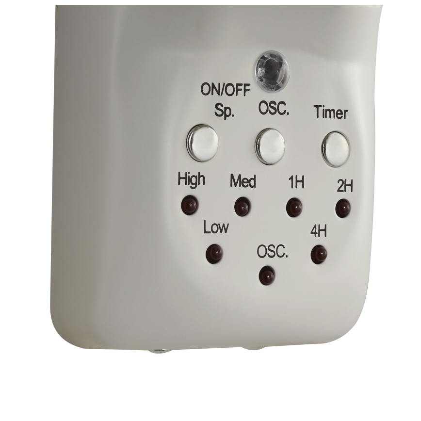 Lucci Air 213128EU - Väggfläkt BREEZE 55W/230V vit + fjärrkontroll