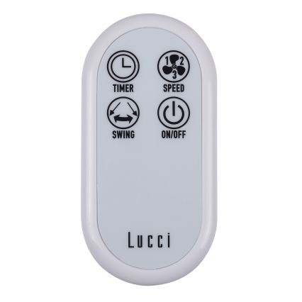 Lucci Air 213128EU - Väggfläkt BREEZE 55W/230V vit + fjärrkontroll