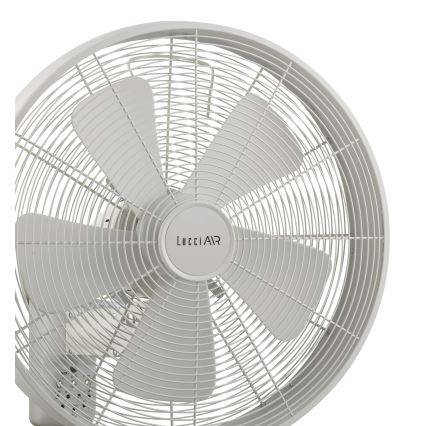 Lucci Air 213128EU - Väggfläkt BREEZE 55W/230V vit diam. 46 cm + fjärrkontroll