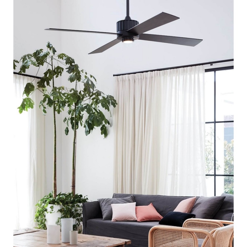 Lucci air 213170 - LED Takfläkt NEWPORT wenge/brun + fjärrkontroll