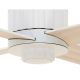 Lucci air 213171 - LED takfläkt NEWPORT trä/vit/beige + fjärrkontroll