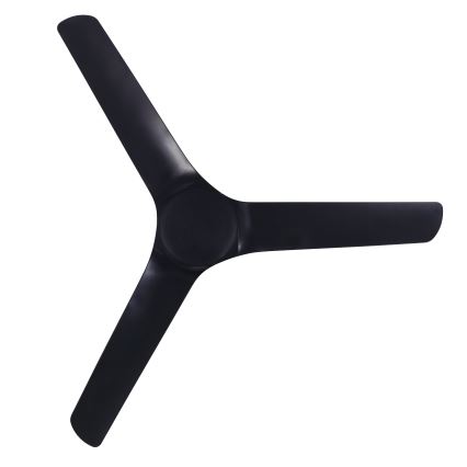 Lucci Air 21321649 - Takfläkt ABYSS diameter 142 cm IP66 svart + fjärrkontroll