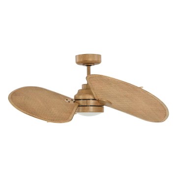 Lucci Air 21325549 - LED-dimmbar takfläkt SABLE 1xGX53/12W/230V 3000/4000/5000K Ø 91,5 cm brun + fjärrkontroll